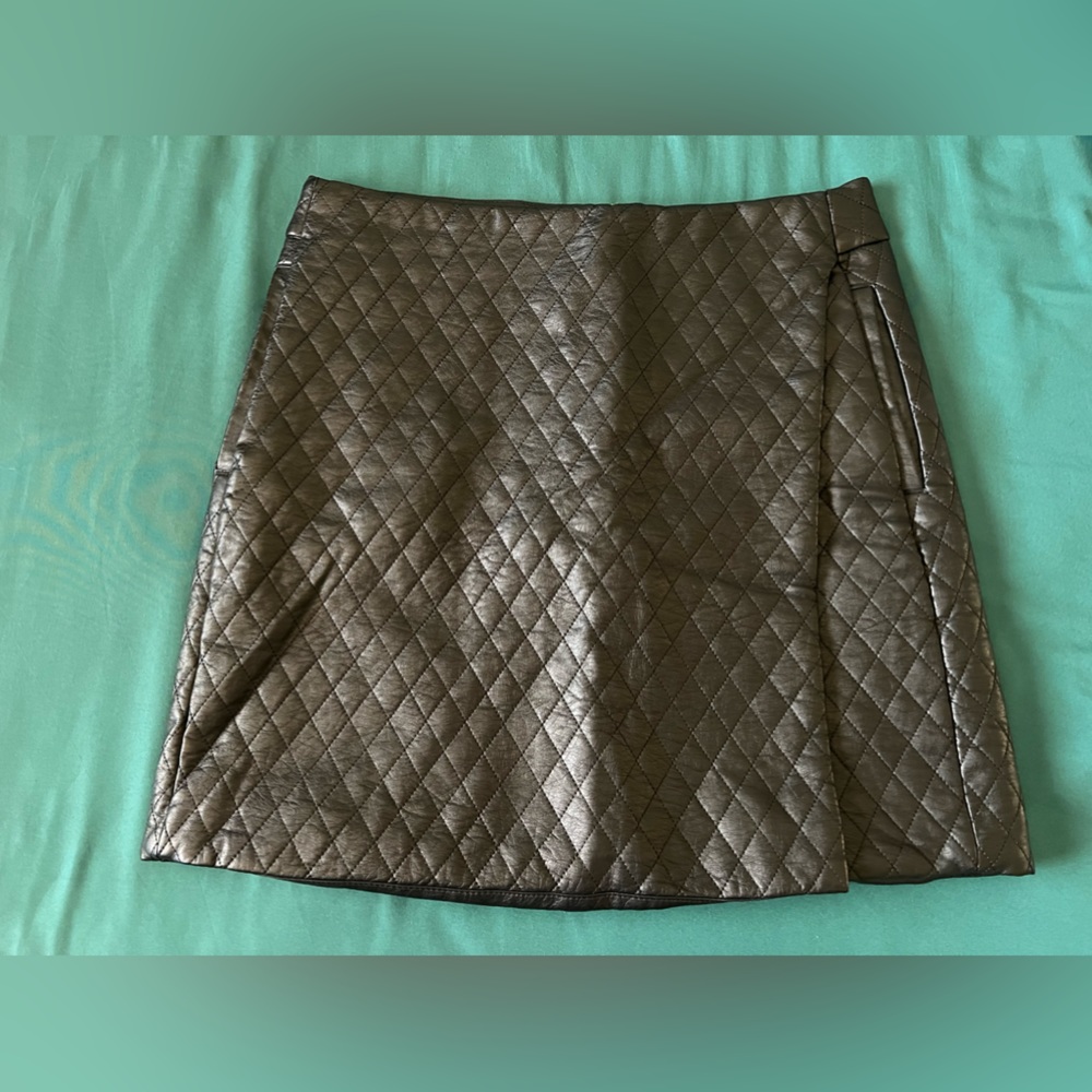 Leather skirt